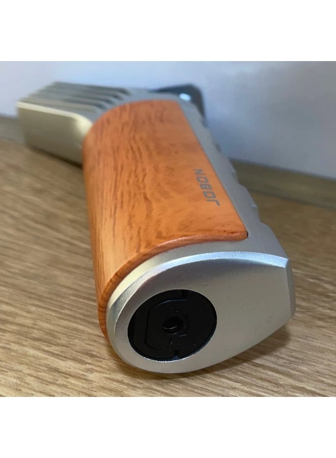 JOBON Durable Metal Jet Lighter – Adjustable Flame Pressure, Windproof Torch Lighter for Cigar, BBQ, Kitchen & Outdoor Use (Gas Not Added) - Image 3